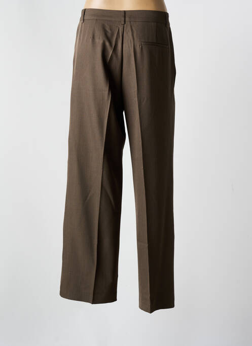 Pantalon large marron GOLDEN LIVE pour femme
