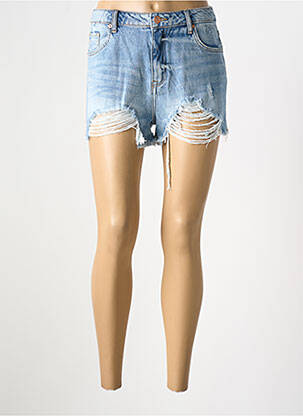 Short tissage denim taille normale bleu TIFFOSI femme
