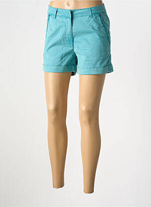 Short fermeture zippée sous rabat avec crochet taille normale vert KAPORAL femme