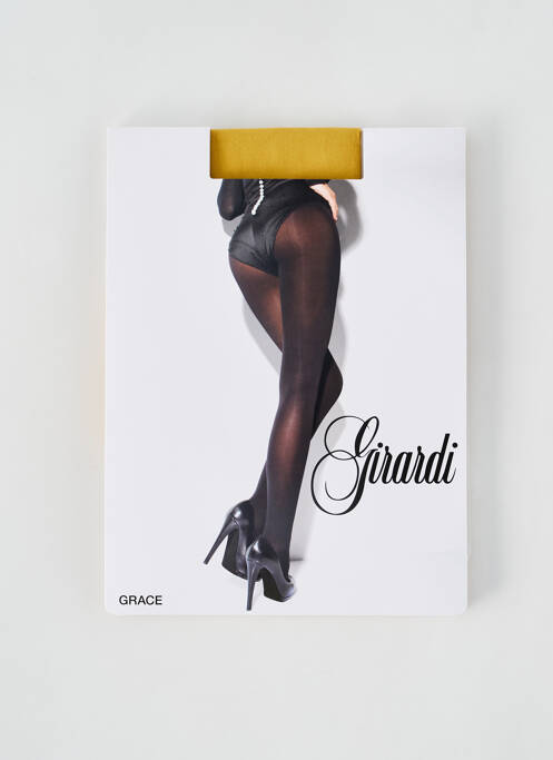 Collants jaune GIRARDI pour femme