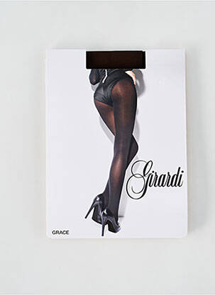 Collants stretch marron GIRARDI femme