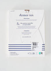 T-shirt blanc ARMOR LUX pour homme seconde vue
