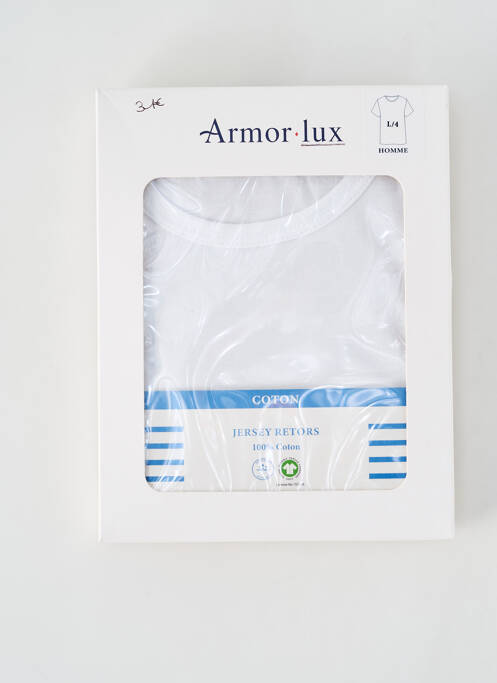 T-shirt blanc ARMOR LUX pour homme
