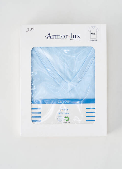 T-shirt bleu ARMOR LUX pour homme