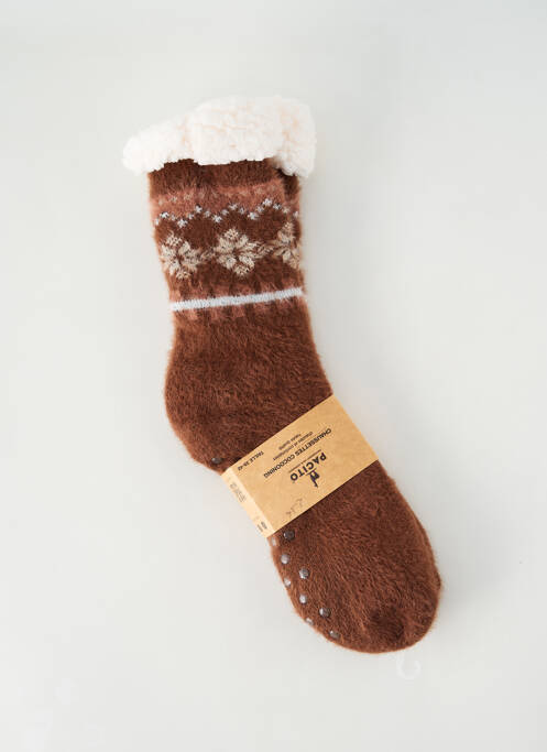 Chaussettes marron PACITO pour unisexe