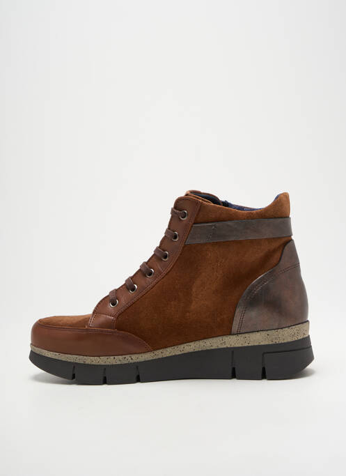 Bottines/Boots marron FLUCHOS pour femme