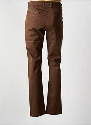 Pantalon chino tissage popeline taille normale marron LEE COOPER homme