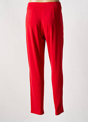 Pantalon droit stretch taille normale rouge BARBARA LEBEK femme