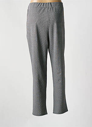 Pantalon droit stretch taille normale noir ATLANTA femme