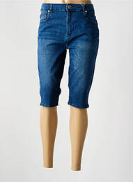 Pantacourt stretch taille normale bleu LEE COOPER femme
