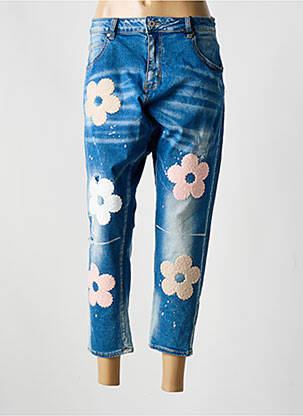 Jeans coupe slim bleu CARLA GIANNINI pour femme