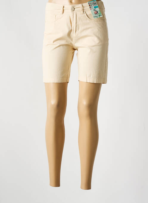 Bermuda beige S.QUISE pour femme