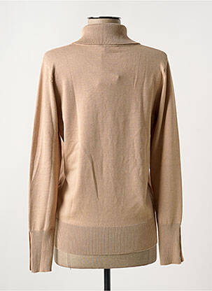 Pull resserrée sur le bas manches longues beige MICHA femme