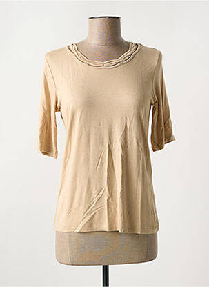 Top manches courtes manches courtes beige MICHA femme