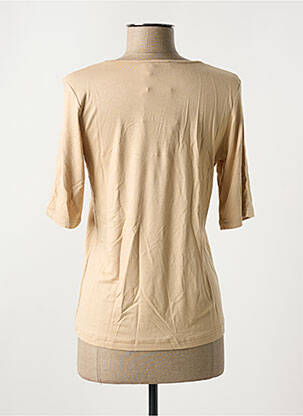 Top manches courtes manches courtes beige MICHA femme