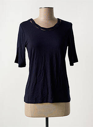 Top manches courtes manches courtes bleu MICHA femme