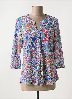 Blouse bleu RENATTO BENE pour femme