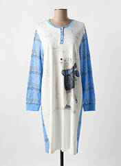 Chemise de nuit bleu SENORETTA pour femme seconde vue