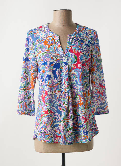 Blouse bleu RENATTO BENE pour femme