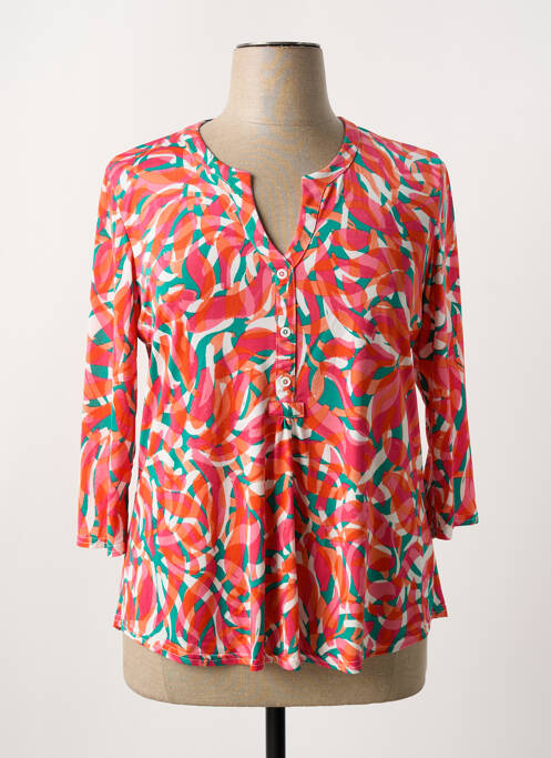 Blouse orange RENATTO BENE pour femme