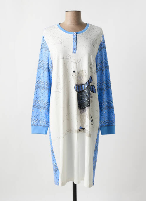 Chemise de nuit bleu SENORETTA pour femme