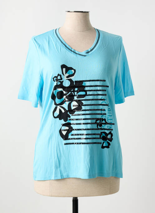 T-shirt bleu BARBARA LEBEK femme