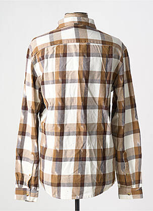 Chemise manches longues imprimé fantaisie marron LEE COOPER homme
