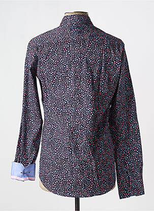 Chemise manches longues imprimé fantaisie bleu BLACK WELLIS homme