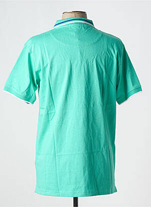 Polo coupe droite manches courtes vert BLACK WELLIS homme