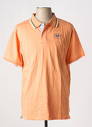 Polo coupe droite manches courtes orange BLACK WELLIS homme