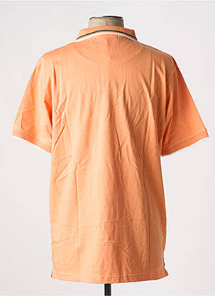 Polo coupe droite manches courtes orange BLACK WELLIS homme