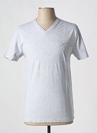 T-shirt coupe cintrée manches courtes gris LEE COOPER homme