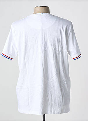 T-shirt coupe droite manches courtes blanc BLACK WELLIS homme