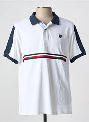 Polo blanc BLACK WELLIS pour homme seconde vue