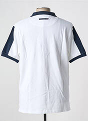 Polo blanc BLACK WELLIS pour homme seconde vue