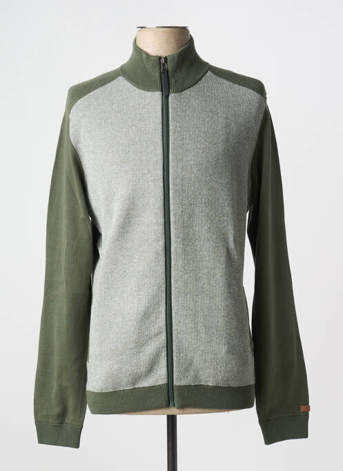 Gilet manches longues vert LEE COOPER pour homme