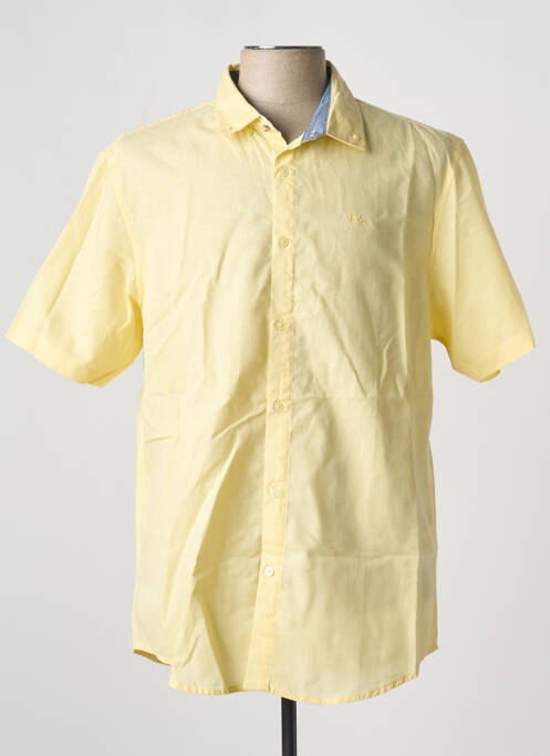 Chemise manches courtes jaune LEE COOPER pour homme