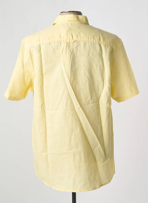 Chemise manches courtes jaune LEE COOPER pour homme