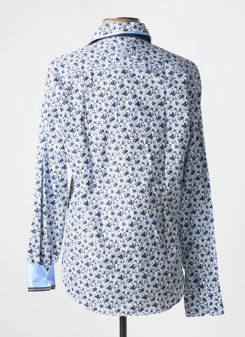 Chemise manches longues blanc BLACK WELLIS pour homme