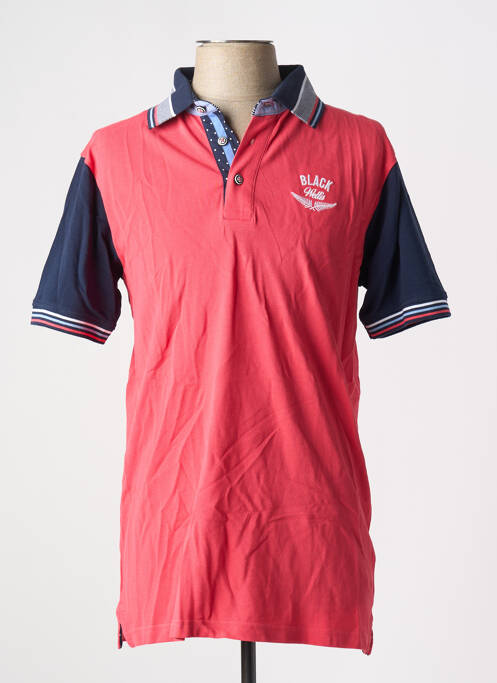 Polo rouge BLACK WELLIS pour homme