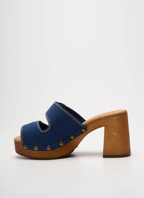 Mules/Sabots bleu LPB pour femme