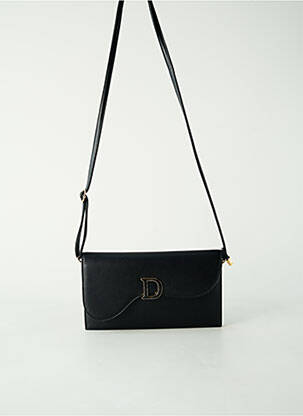 Sac multipoches forme rectangulaire noir TOM & EVA femme