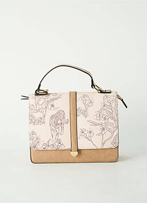 Sac beige INES DELAURE pour femme