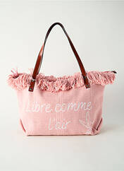 Sac rose INES DELAURE pour femme seconde vue