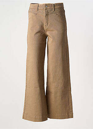 Pantalon flare stretch taille normale marron MUSY MUSE femme