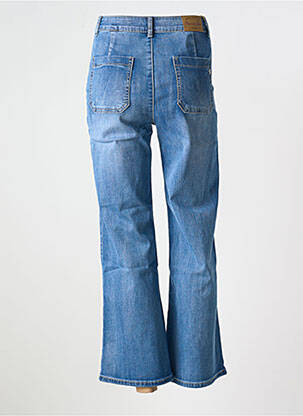 Jean coupe flare stretch taille normale bleu PLACE DU JOUR femme