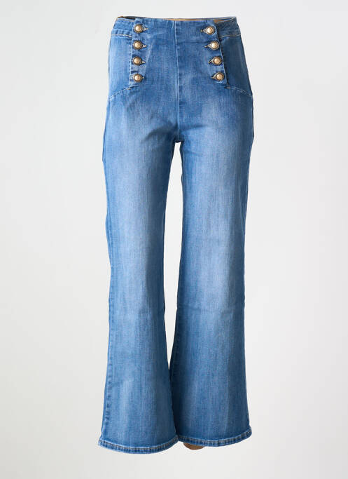 Jean coupe flare bleu PLACE DU JOUR pour femme