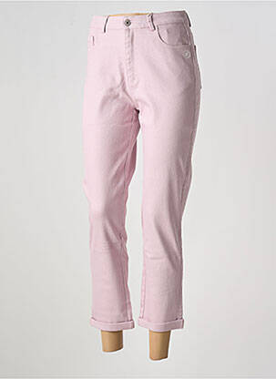 Pantalon 7/8 stretch taille normale violet MUSY MUSE femme