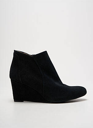 Bottines/boots bout rond talon de 7 à 9cm noir UNISA femme