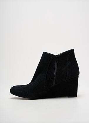 Bottines/boots bout rond talon de 7 à 9cm noir UNISA femme